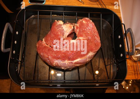 Oven tray to roast meat Stock Photo
