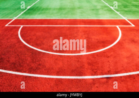 Blurred picture of an outdoor playing field, sport concept background. Stock Photo