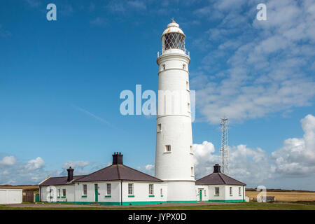 Nash Point Lighthouse, Glamorgan Heritage Coast, south Wales Stock Photo