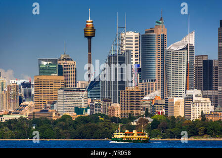 Sydney city skyline, New South Wales, Australia. Stock Photo