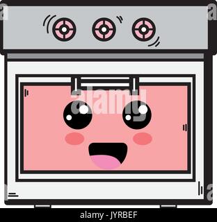 https://l450v.alamy.com/450v/jyrbef/kawaii-cute-happy-oven-technology-jyrbef.jpg