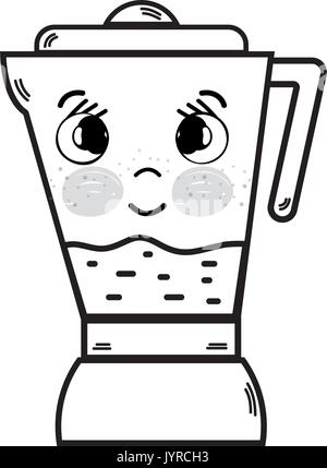 kawaii cute happy blender technology Stock Vector Image & Art - Alamy