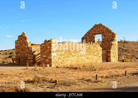 Ruins of the stables at Kanyaka Station - Flinders Ranges, SA, Australia Stock Photo