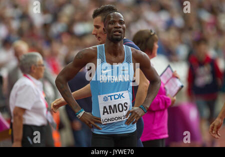 5 August 2017, London Stadium, East London, England; IAAF World Championships, Day2;   Nijel Amos 5nd series of 800 men Stock Photo