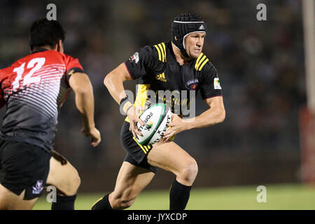 Tokyo, Japan. 18th Aug, 2017. Matt Giteau () Rugby : Japan Rugby Top League 2017-2018 match between Canon Eagles 5-32 Suntory Sungoliath at Prince Chichibu Memorial Stadium in Tokyo, Japan . Credit: Jun Tsukida/AFLO SPORT/Alamy Live News Stock Photo