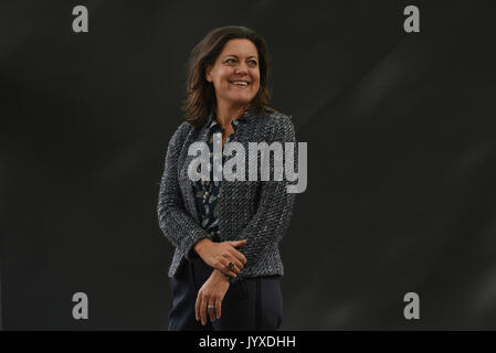 Edinburgh, UK. 20th Aug, 2017. Edinburgh International Book Festival Sunday 20th August. Author and journalist Anna Pasternak speaks about her great-uncle's book Dr Zhivago written by Boris Pasternak. Credit: Stuart Cobley/Alamy Live News Stock Photo