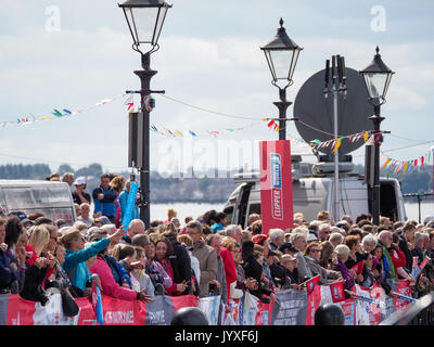 Liverpool, UK. 20th Aug, 2017. Clipper Round The World Yacht Race starts in Liverpool. Credit: ALAN EDWARDS/Alamy Live News Stock Photo