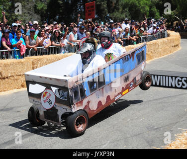 Los Angeles, California, USA. 20th Aug, 2017. RED BULL SOAP BOX DERBY Los Angeles 2017, at Elysian Park, Los Angeles, California, USA, August 20, 2017. Credit: Scott Mitchell/ZUMA Wire/Alamy Live News Stock Photo