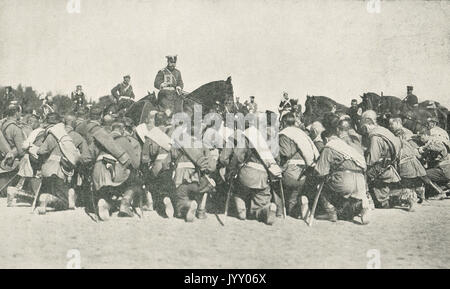 World War 1. Russian Troops Entering The Town Of Czernowitz, During The 