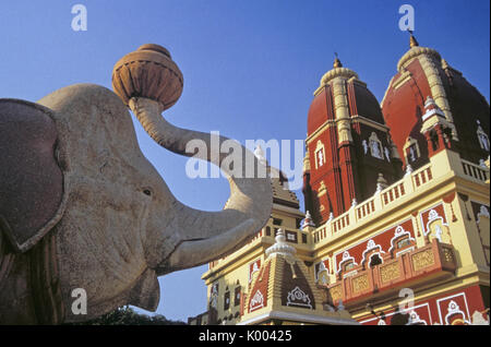 Laxminarayan (Lakshminarayan or Birla Mandir) Hindu temple, Delhi, India Stock Photo