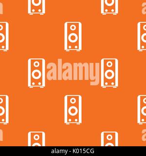 Black sound speaker pattern seamless Stock Vector