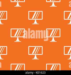 Computer monitor pattern seamless Stock Vector