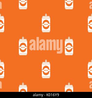 Aluminum can pattern seamless Stock Vector