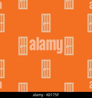 Steel door pattern seamless Stock Vector