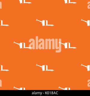 Cart on wheels pattern seamless Stock Vector