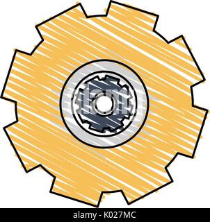 doodle gear industry process engine technology Stock Vector Image & Art ...