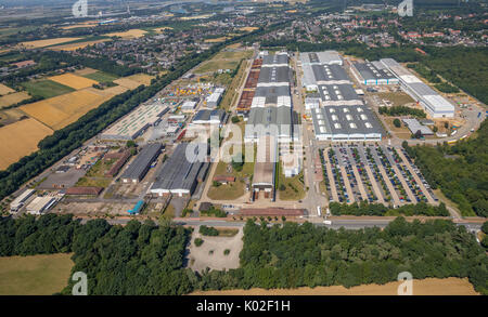 Interfer Rohrunion GmbH, Building Materials, Winergy, wind power plant builder, Babcock Borsig Steinmüller GmbH, industrial park Friedrichsfelde, Voer Stock Photo