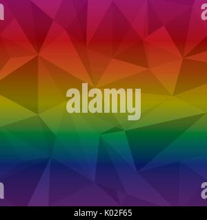 Created multi color triangle abstract background, stock vectir Stock Vector