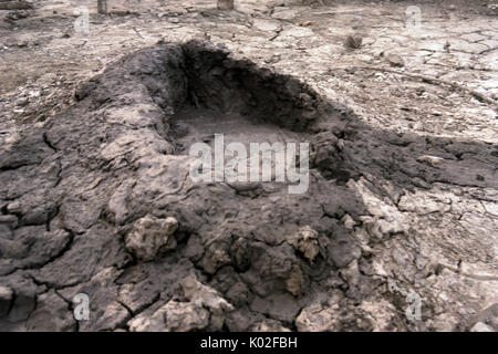 Close view of live Mud Volcano in Baratang Island, Andaman, India, Asia Uploaded on 27jul17 Accepted Stock Photo