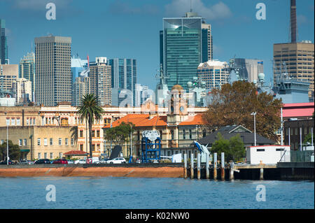 Garden Island Naval base, Sydney, New South Wales, Australia. Stock Photo