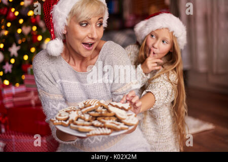 The last one cookies for me Stock Photo