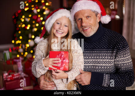 Portrait of charming girl and her daughter Stock Photo