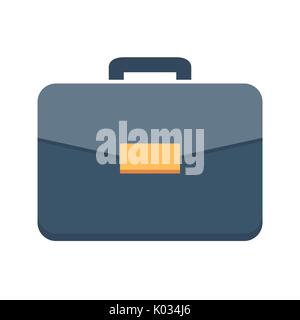 Briefcase Flat Vector Icon. Flat icon isolated on the white background. Editable EPS file. Vector illustration. Stock Vector