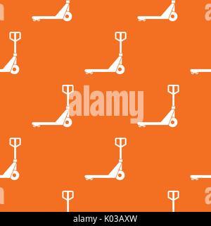 Hand truck pattern seamless Stock Vector