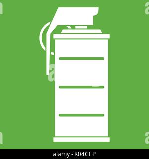 Stun grenade icon white Stock Vector Image & Art - Alamy