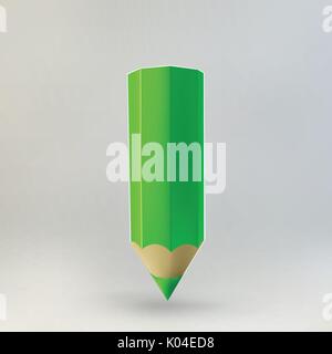 Red pencil icon Stock Vector