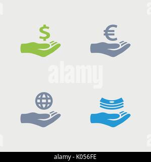 A set of 4 professional, pixel-perfect vector icons designed on a 32x32 pixel grid. Stock Vector