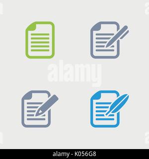 A set of 4 professional, pixel-perfect vector icons designed on a 32x32 pixel grid. Stock Vector
