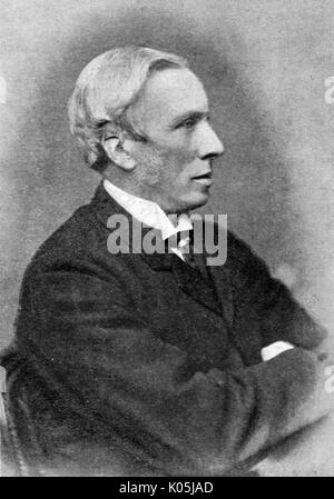 Richard Norman Shaw (1831 - 1912) - British architect whose works included Bedford Park garden  suburb (1876)      Date: Stock Photo