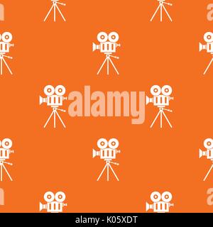 Camcorder pattern seamless Stock Vector