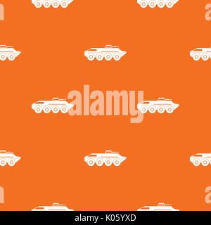 Armored personnel carrier pattern seamless Stock Vector