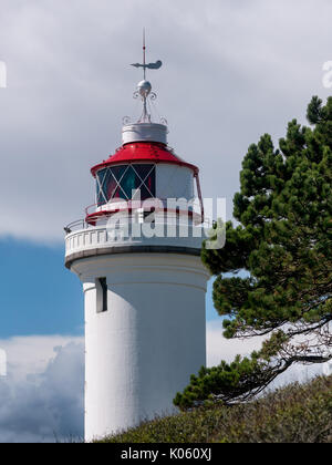 Lighthouse at Sletterhage in Denmark, detail Stock Photo