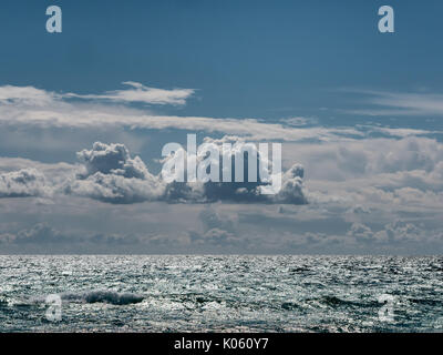 The ocean from Sletterhage beach in Jutland, Denmark Stock Photo