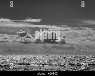 The ocean from Sletterhage beach in Jutland, Denmark Stock Photo