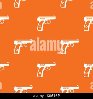 Gun pattern seamless Stock Vector