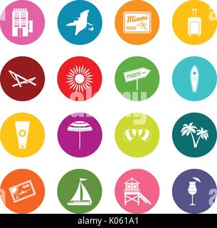 USA icons many colors set Stock Vector Image & Art - Alamy