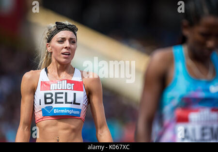 Birmingham, UK. 20th Aug, 2017. (800m Women) Alexandra BELL of GBR during the Muller Grand Prix Birmingham Athletics at Alexandra Stadium, Birmingham, England on 20 August 2017. Photo by Andy Rowland. Credit: Andrew Rowland/Alamy Live News Stock Photo