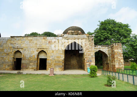 Alauddin Khilji's madrasa at Qutb Complex, New Delhi Stock Photo