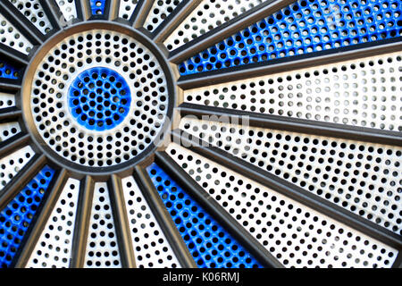 Bullseye on a wall with some darts Stock Photo