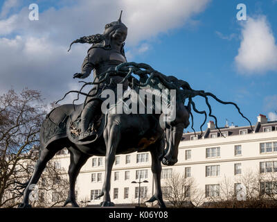 europe, UK, England, London, Genghis Khan Marble Arch Stock Photo