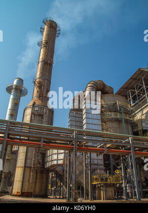 sugar cane factory industry Stock Photo