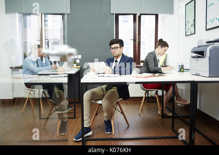 Talented Designers Focused on Work Stock Photo