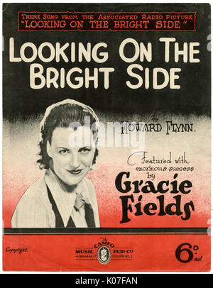 Gracie Fields (1898 - 1979), English singer and actress  'Looking on the Bright Side'       Date: 1898 - 1979 Stock Photo