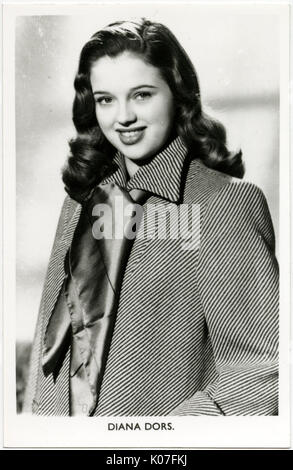 Diana Dors Stock Photo