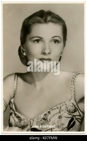 Joan Fontaine Stock Photo