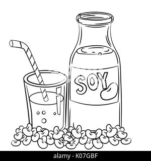 soybeans clipart black and white